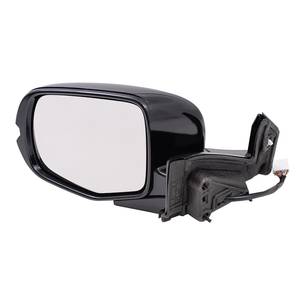 2019-2022 Honda Pilot Elite/Black Edition Power Mirror Assembly Paint To Match Black Power Folding With Heat-Signal-Memory Without Auto Dimming LH 2019-2023 Honda Passport Elite