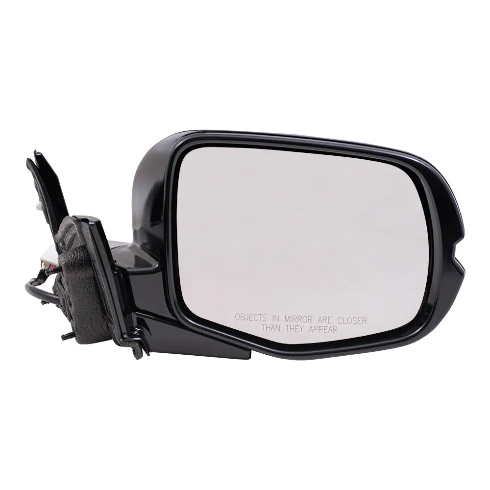 2019-2022 Honda Pilot Elite/Black Edition Power Mirror Assembly Paint To Match Black Power Folding With Heat-Signal-Memory Without Auto Dimming-RH Side View Camera Set LH RH 2019-2023 Honda Passport Elite