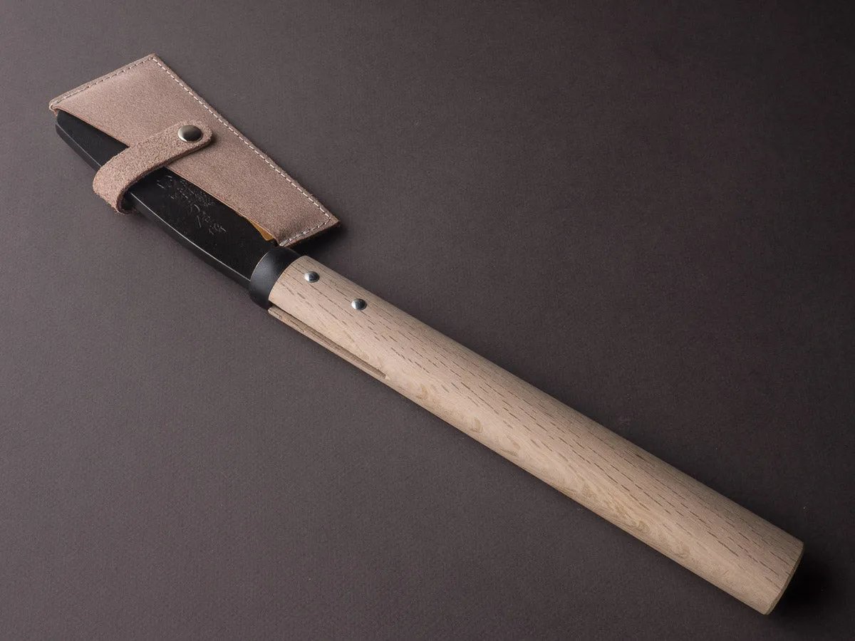 Ajikataya - Azuma Hatchet - Kurouchi - 135mm - Oak Handle - Double Bevel