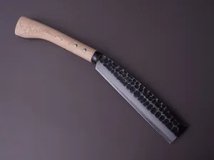 Ajikataya - Old Style Hatchet - Tsuchime - 210mm - Ho Wood Handle - Double Bevel