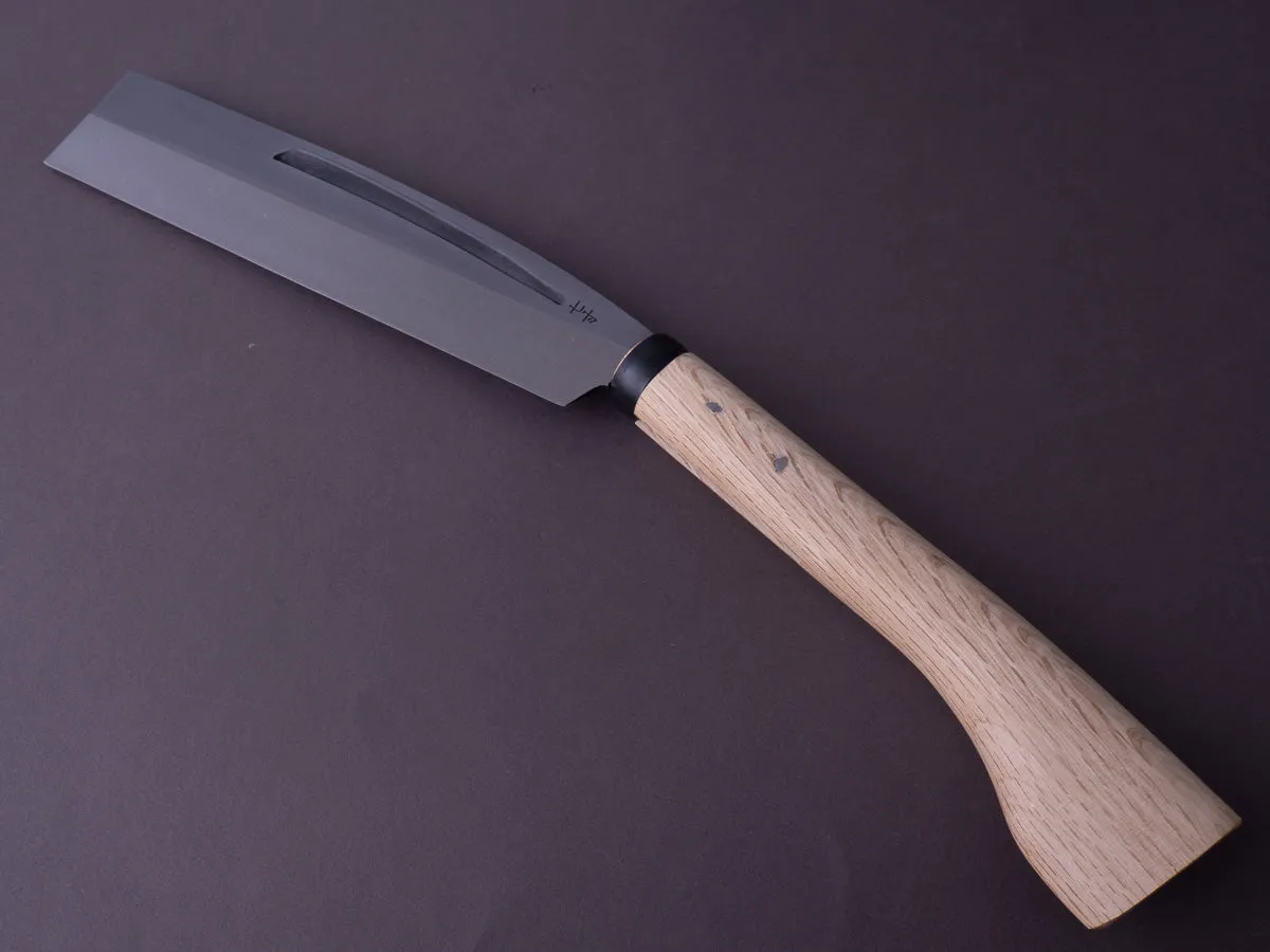 Ajikataya - Single Bevel - 210mm Old Style Hatchet - Ho Wood Handle