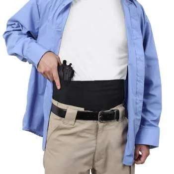 Ambidextrous Concealed Elastic Belly Band Holster