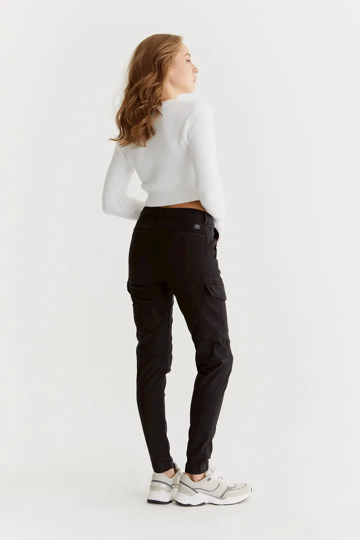 Angel High Waist Cargo Pants Winter Black