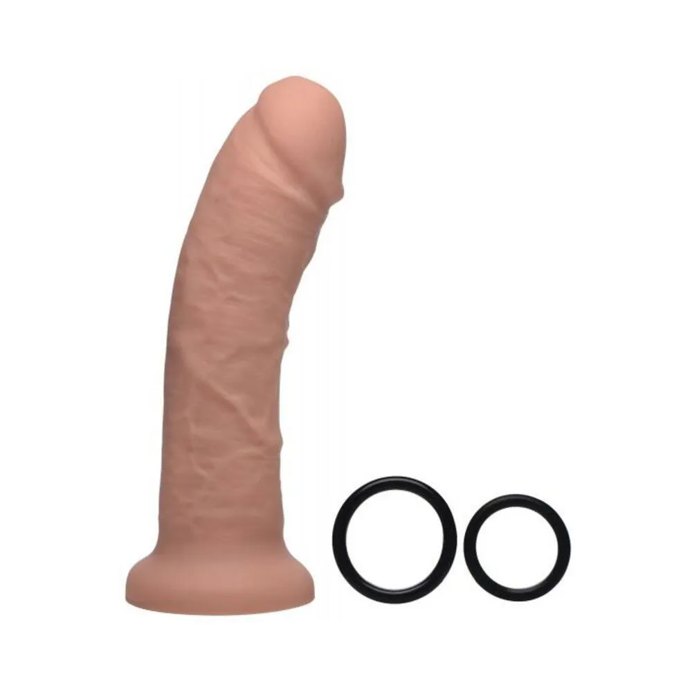 Brazen 8 Inch Silicone Dildo With Harness