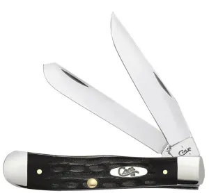 Case Jigged Buffalo Horn Trapper Knife