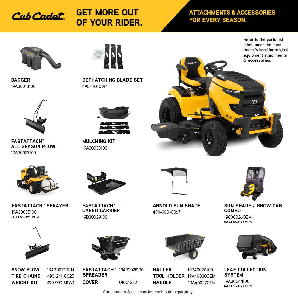 Cub Cadet XT2 SLX54 54" Residential Riding Mower (13A5A2TMA10)