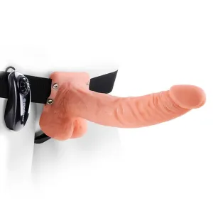 Fetish Fantasy Series 9-inch Vibrating Hollow Strap-on Dildo for Couples