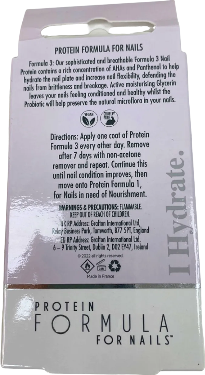 Formula 3 Nail Protein Formula for Nails Hydration Treatment 15ml