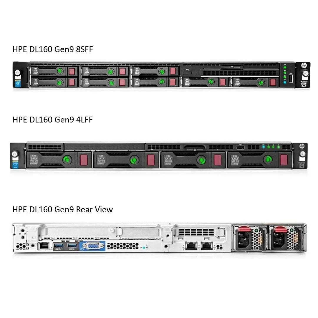 HPE ProLiant DL160 Gen9 CTO Rack Server