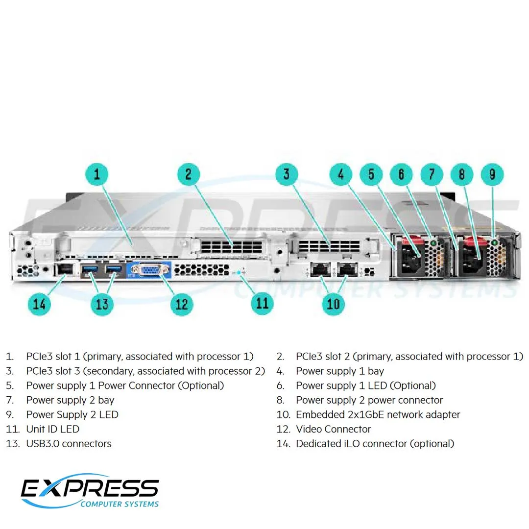 HPE ProLiant DL160 Gen9 CTO Rack Server