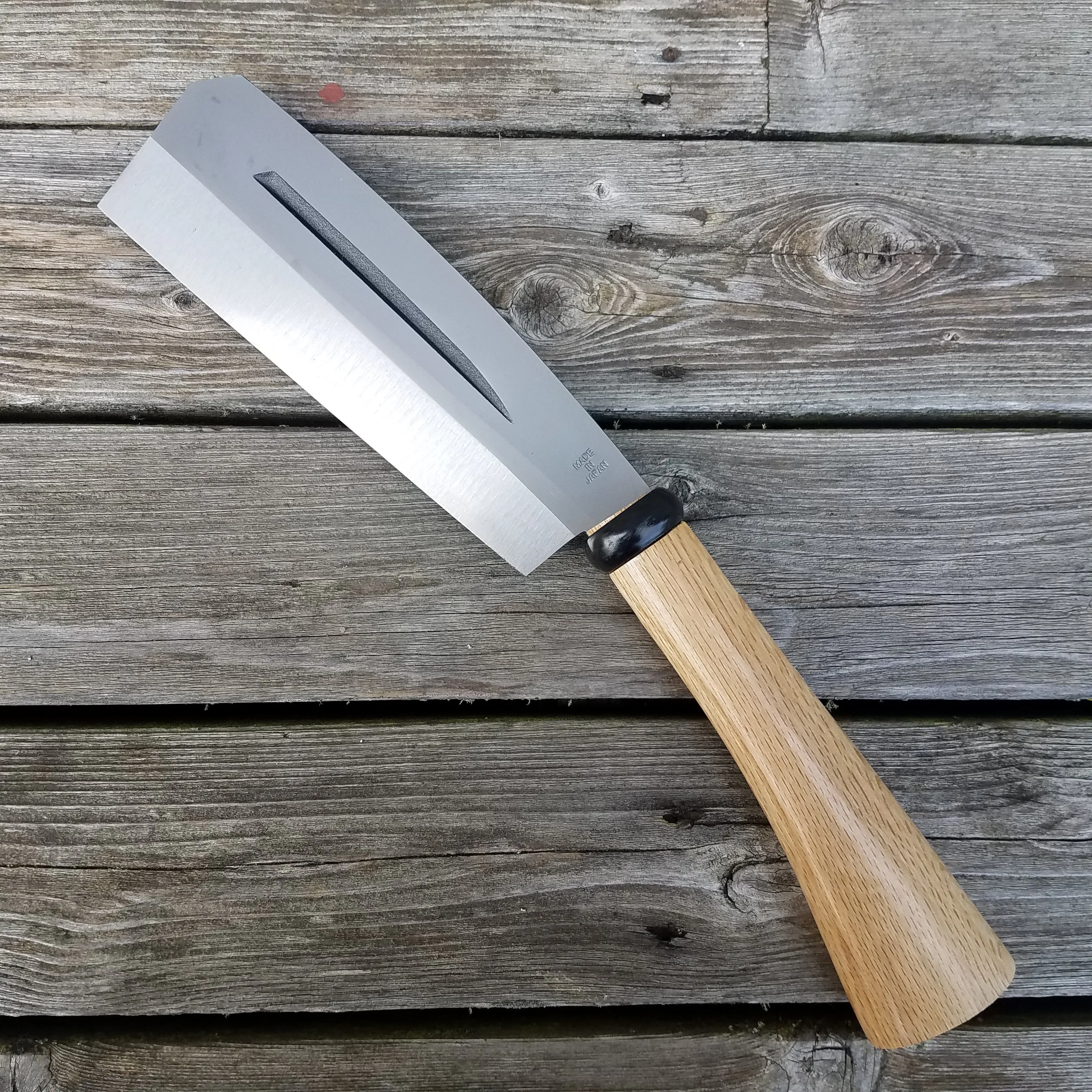 Kanenori 180mm Jigata Nata Hatchet - Single Bevel