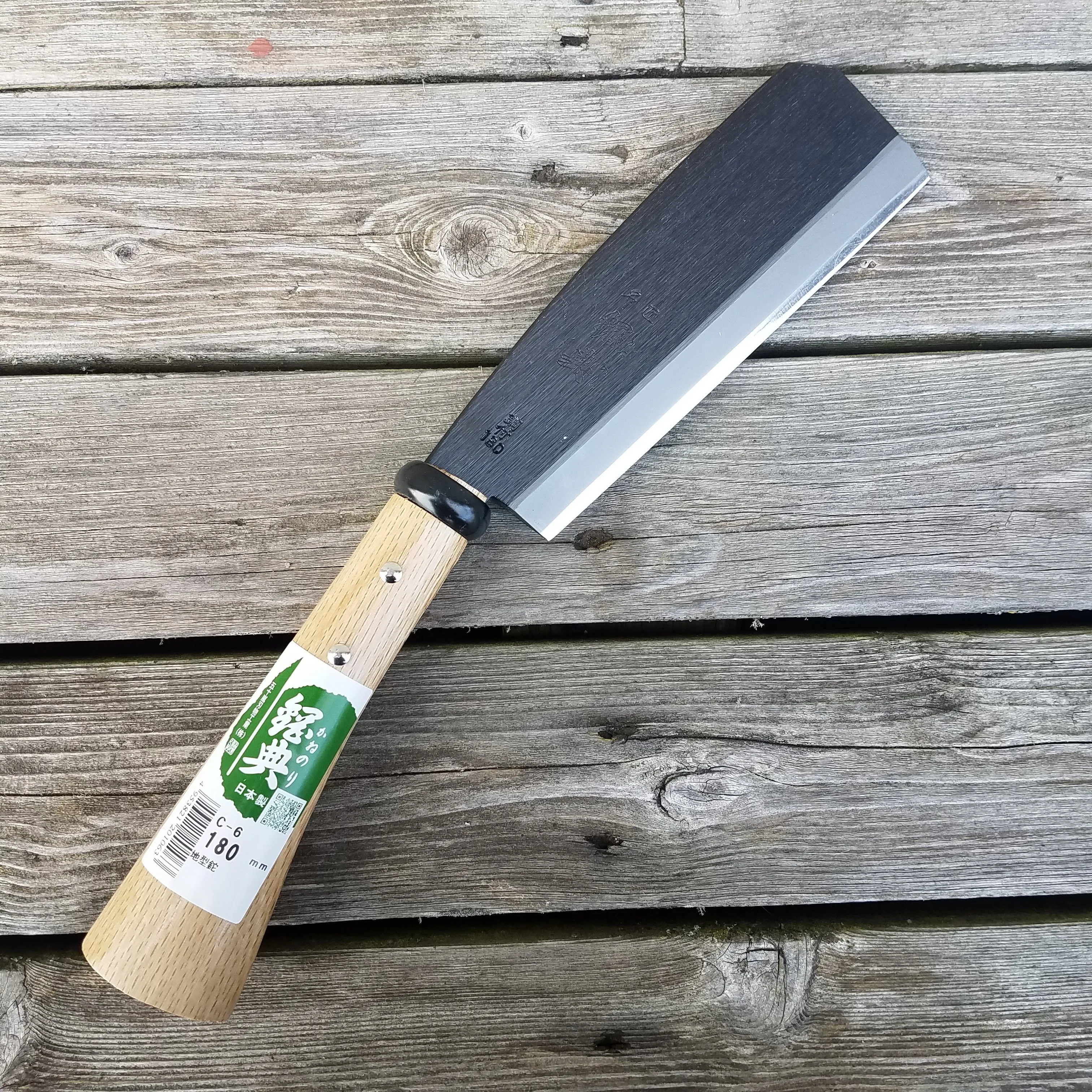 Kanenori 180mm Jigata Nata Hatchet - Single Bevel