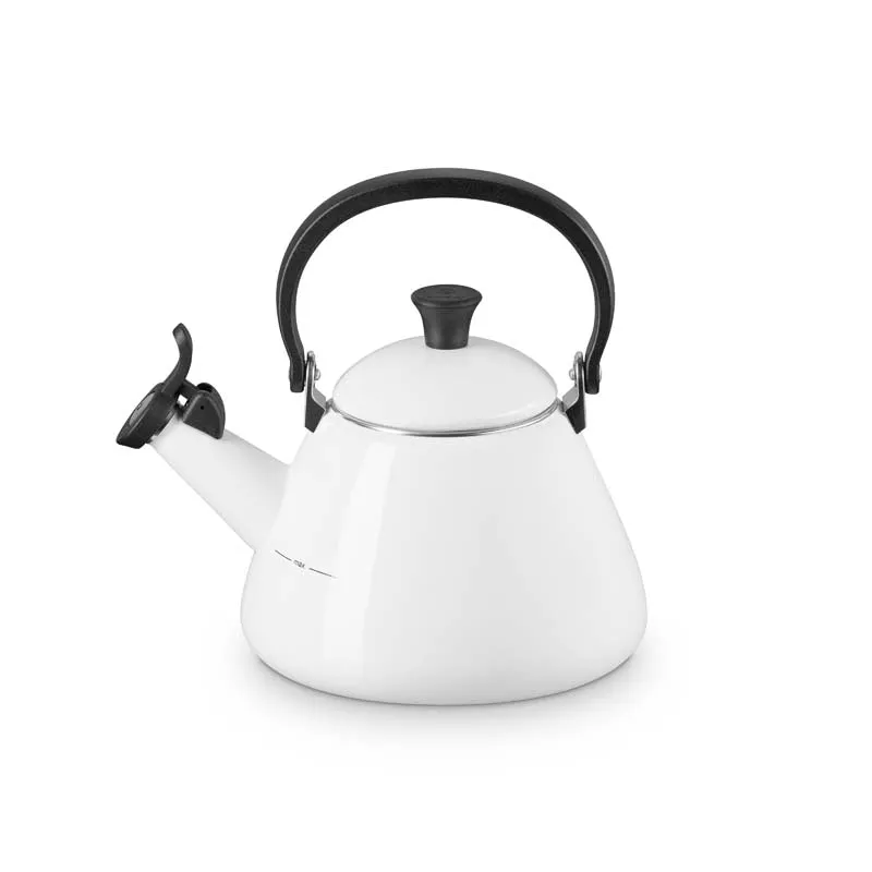 Le Creuset Kone Kettle with Fixed Whistle 1.6 litre White