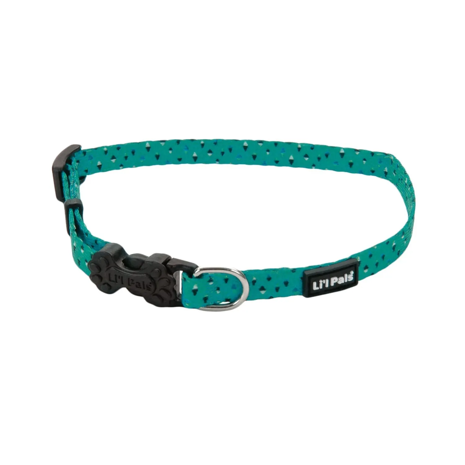 Li'l Pals Adjustable Patterned Dog Collar