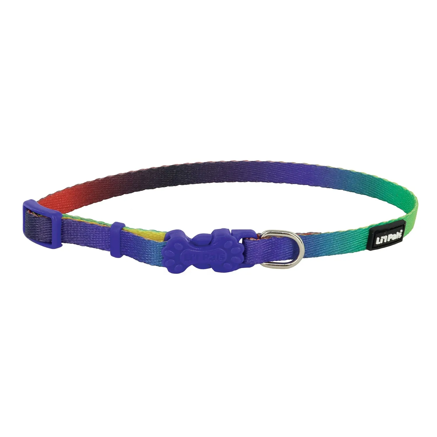 Li'l Pals Adjustable Patterned Dog Collar