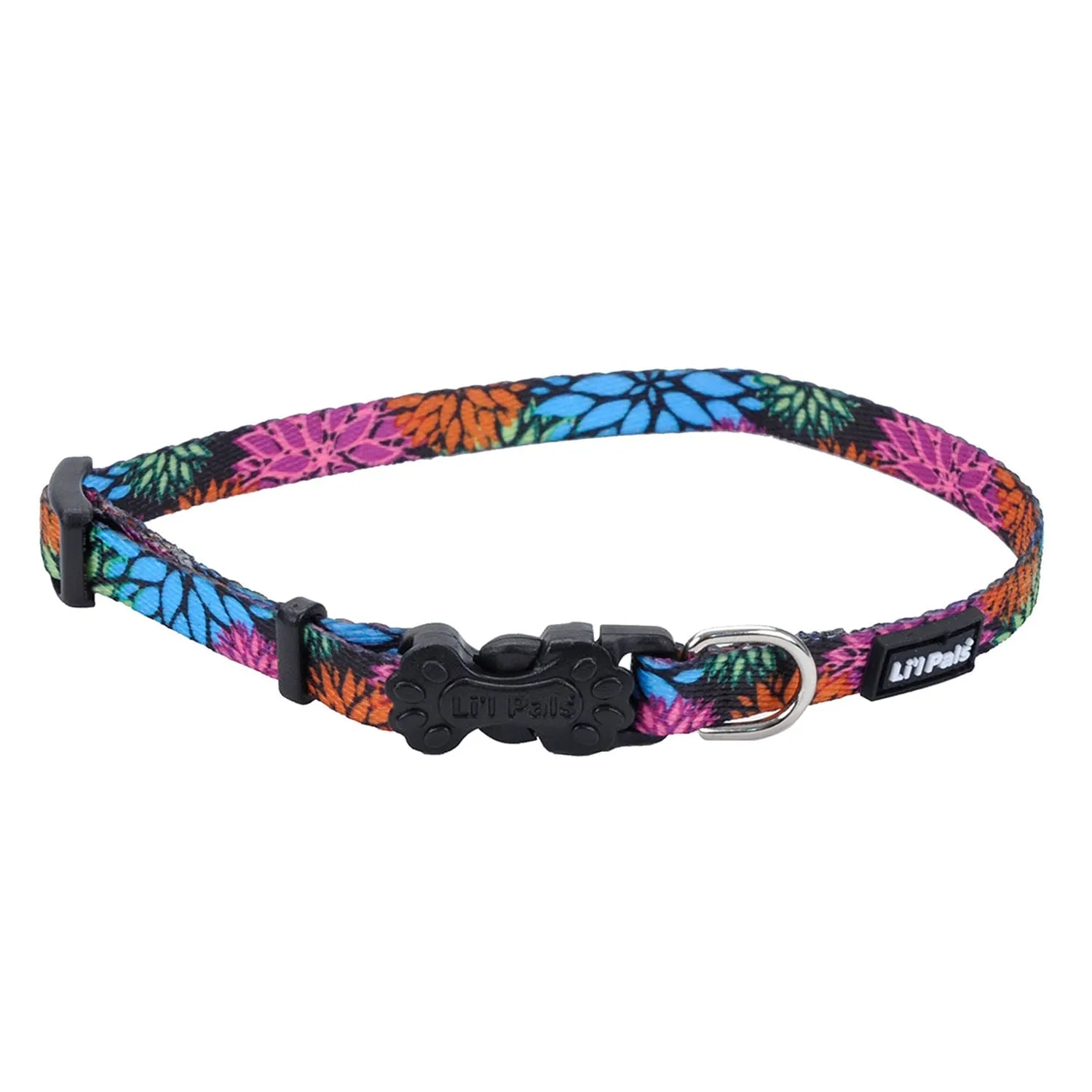 Li'l Pals Adjustable Patterned Dog Collar