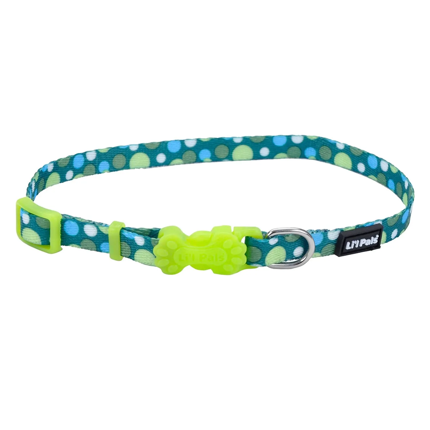 Li'l Pals Adjustable Patterned Dog Collar