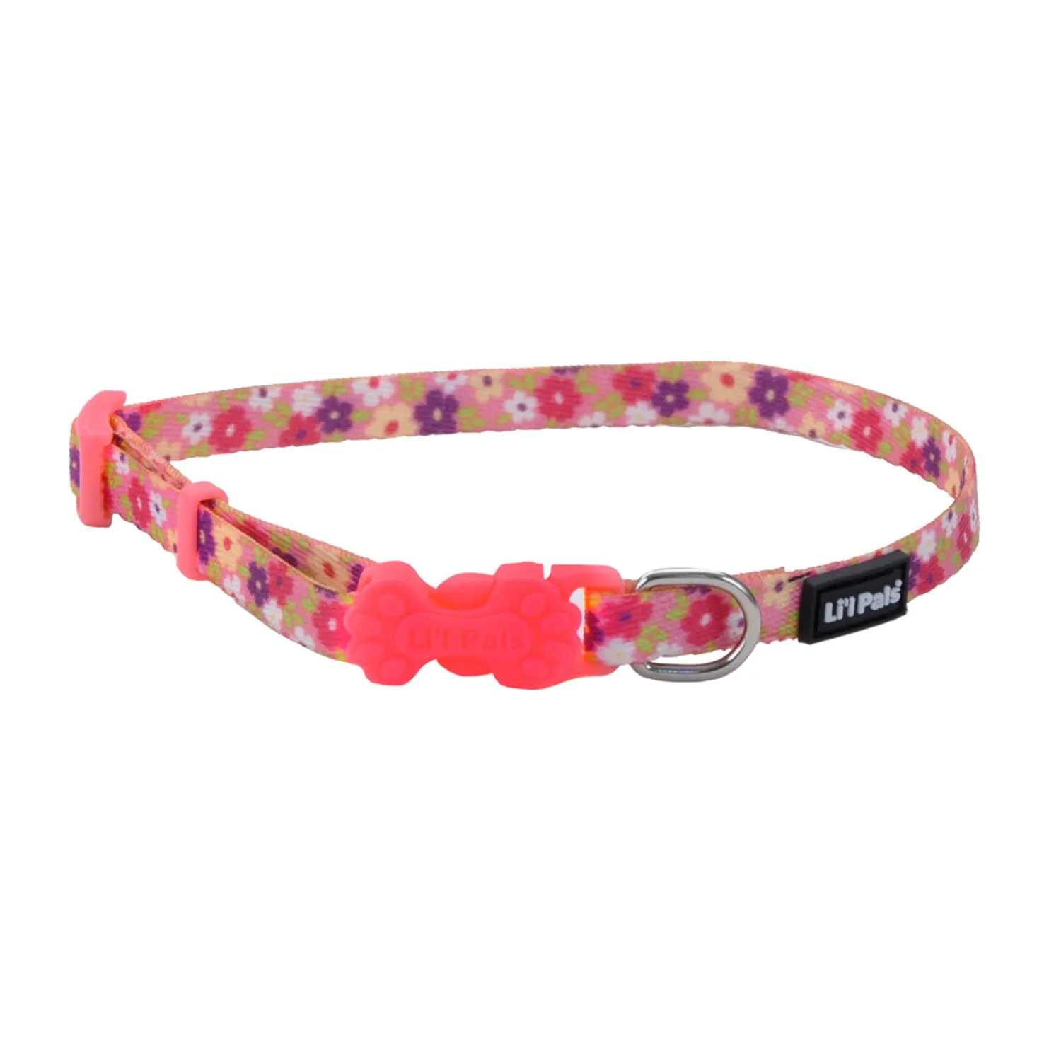 Li'l Pals Adjustable Patterned Dog Collar