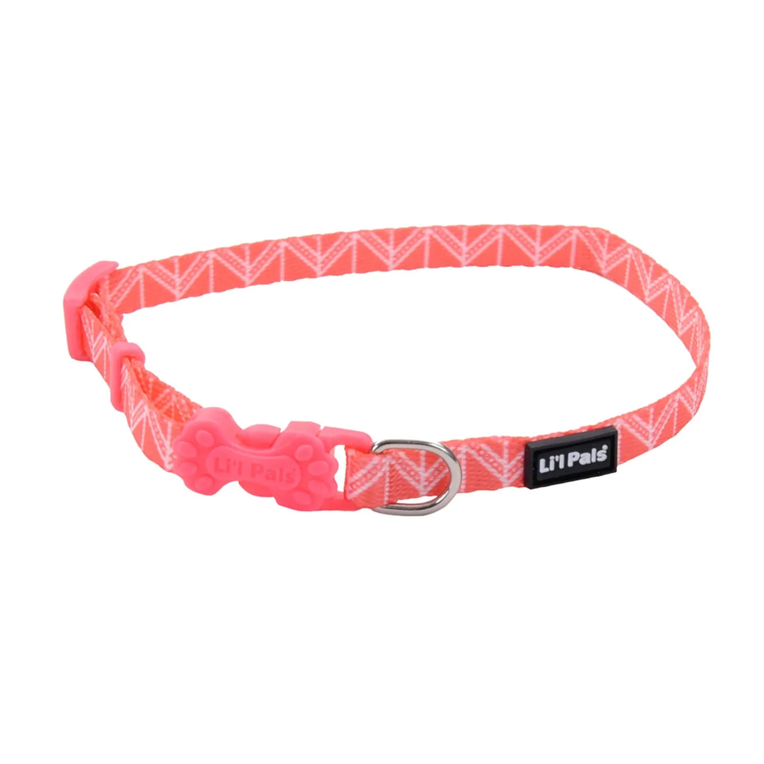 Li'l Pals Adjustable Patterned Dog Collar