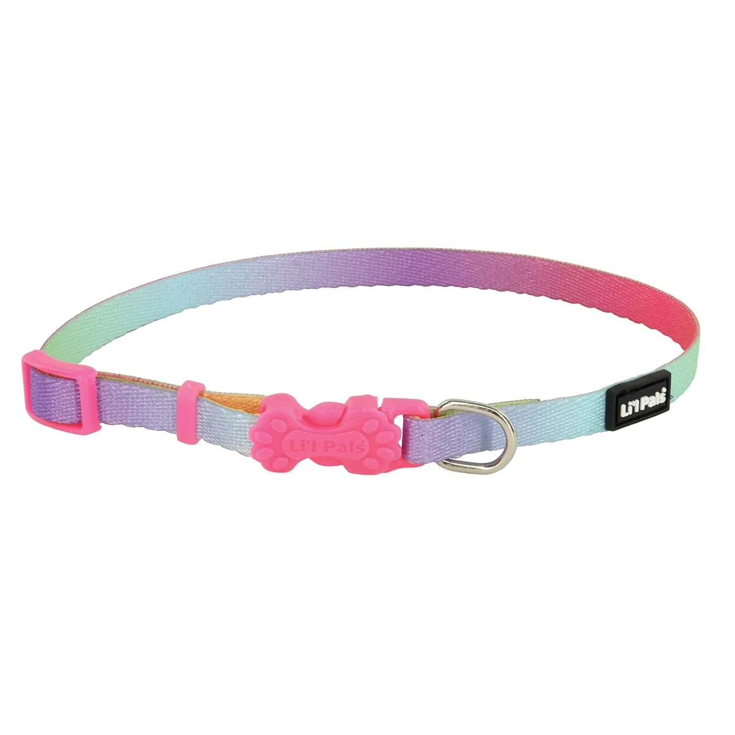 Li'l Pals Adjustable Patterned Dog Collar