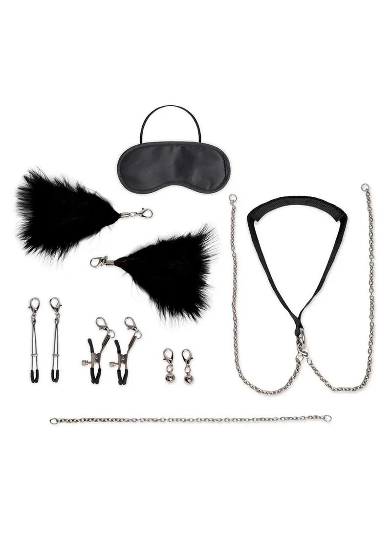 Lux Fetish Interchangeable Collar and Nipple Clip