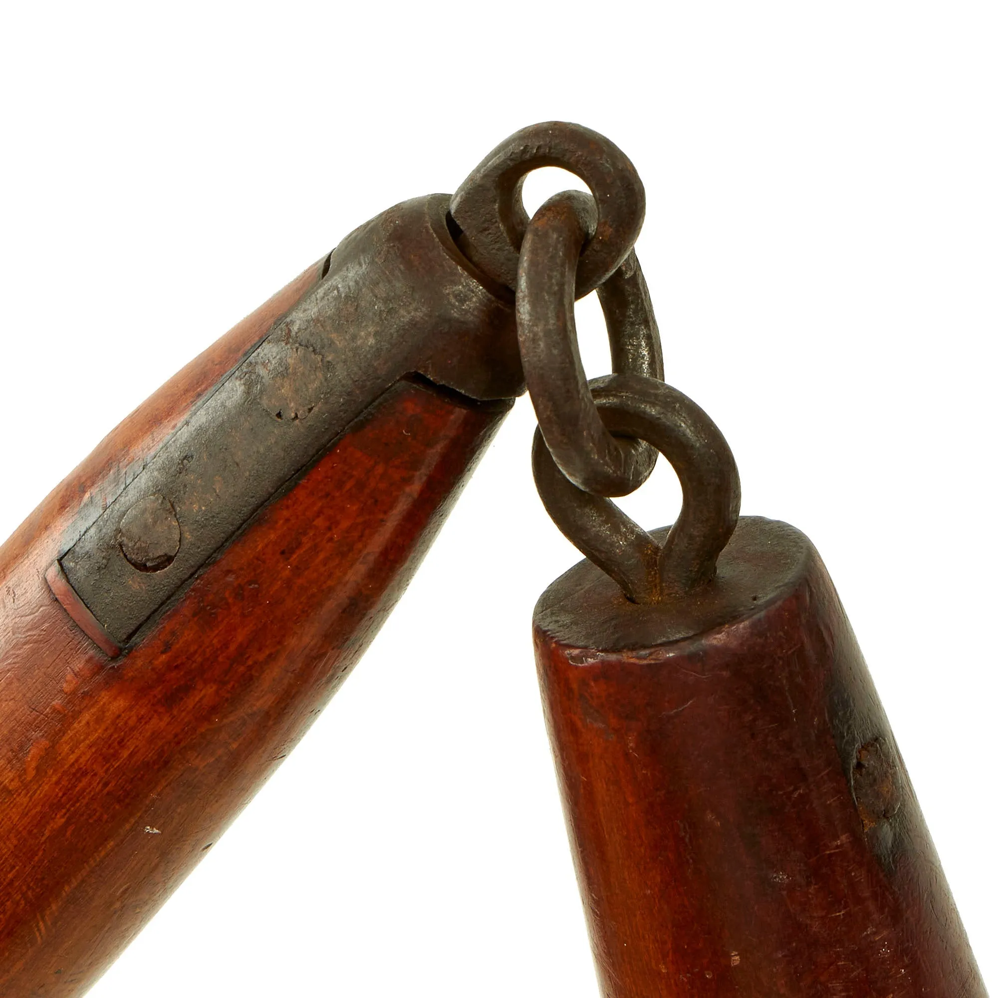 Original British WWI Flail Style Trench Club - Featured in Book At Arm's Length Page 38