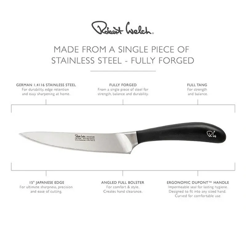 Robert Welch Signature Stainless Steel Kitchen Knife 14cm