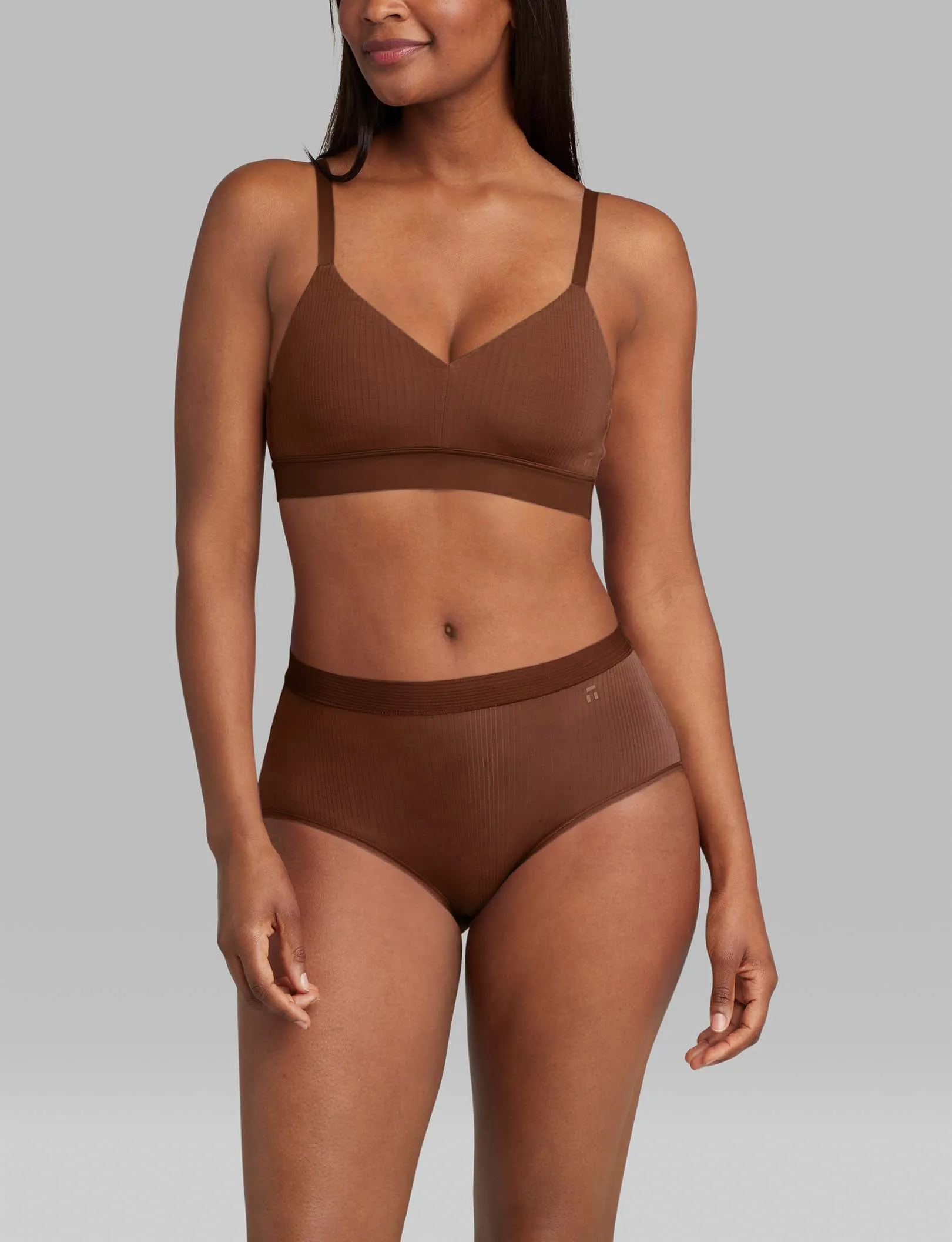 Second Skin Luxe Rib Triangle Bralette