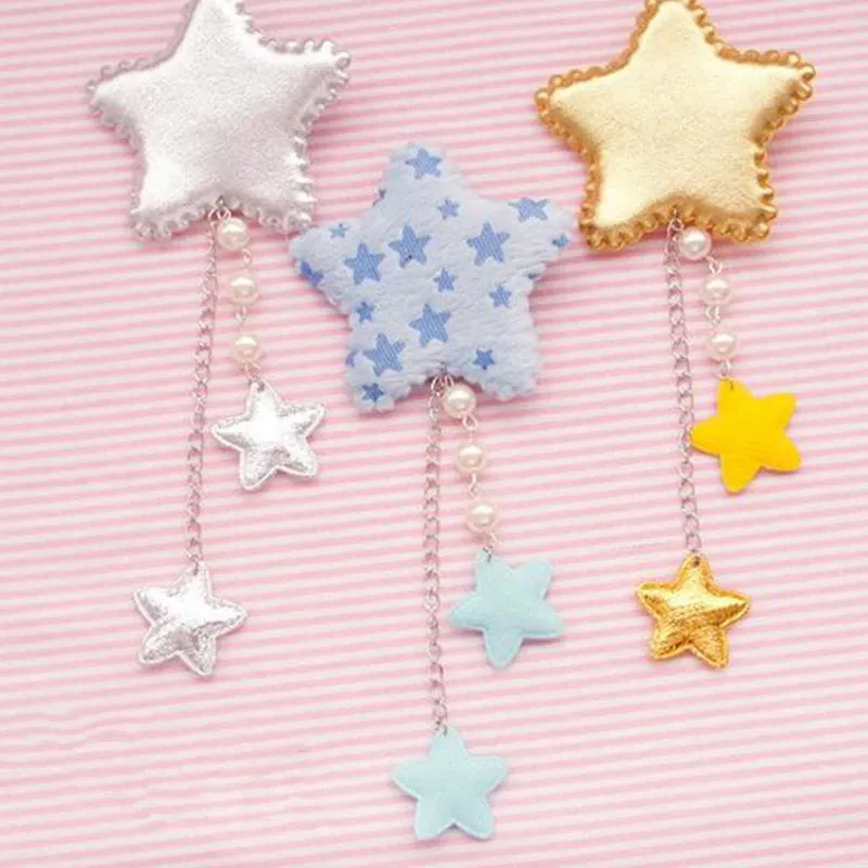 Starry Dangle Hair Clips