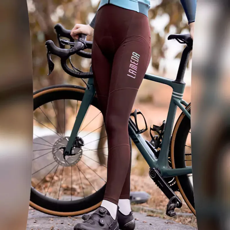 Sunset Women Winter Fleeced Warm Cycling Pants