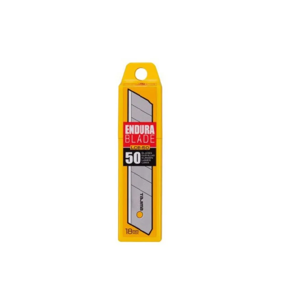 Tajima LCB-50-50 Endura-Blade 8-Point Utility Knife Blades, 50-Pack