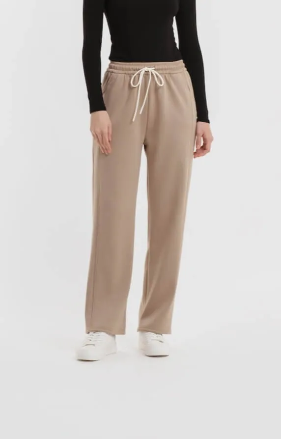 Taupe Bamboo Lyocell Winter Pants