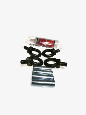 Two Pairs of Standard Eyebolts & Anchors   1 Tube of Glue