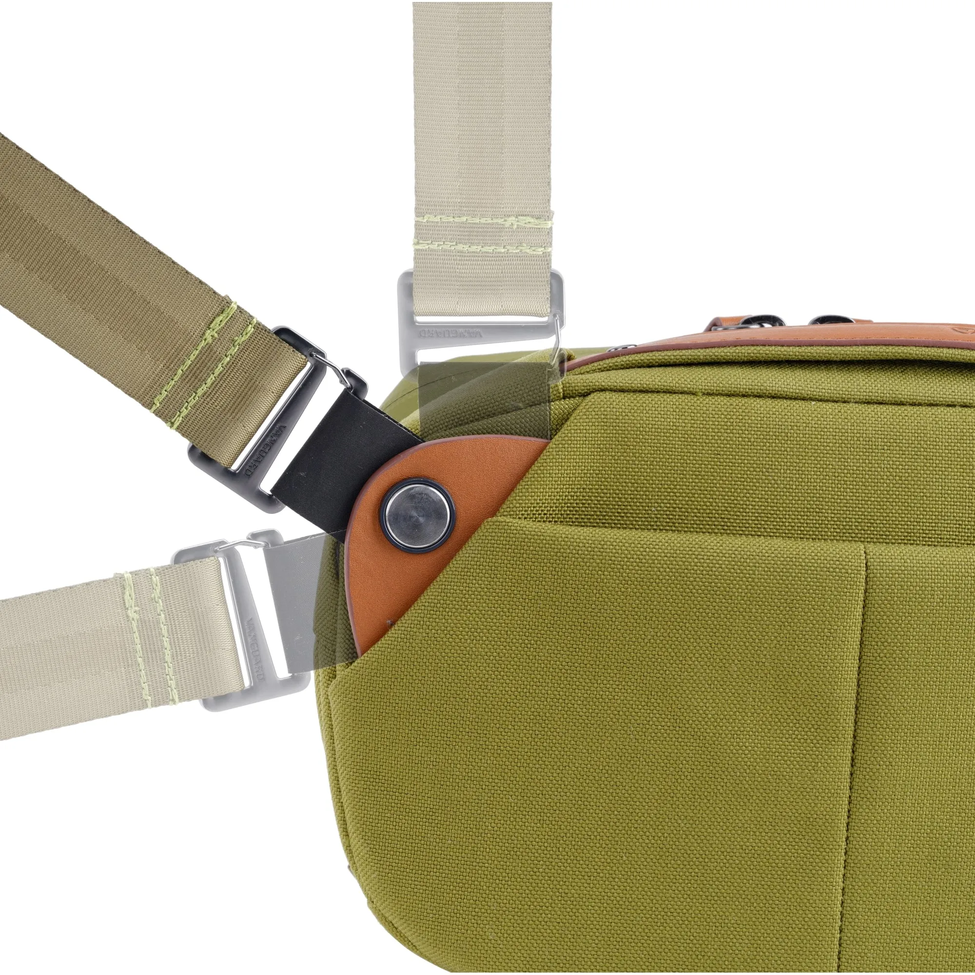 VEO City CB24 GR - Crossbody Camera Bag - Green